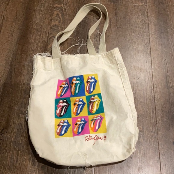 the Rolling Stones Handbags - Rolling Stones ‘89 tote